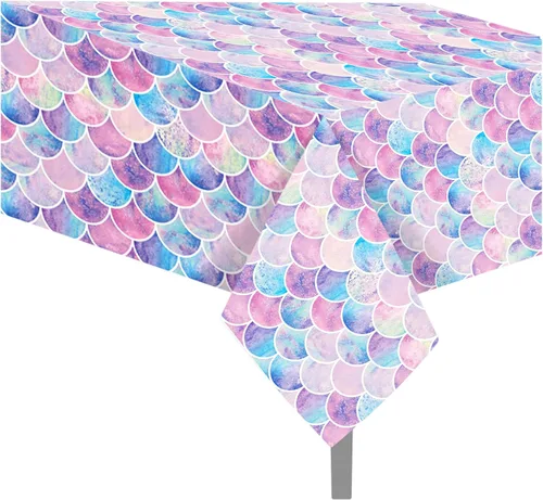 Vista 22 de 1 paquete de mantel de plástico con diseño de bandera americana del 4 de julio para fiesta, 54 x 87 pulgadas de largo, mantel rectangular para bufé