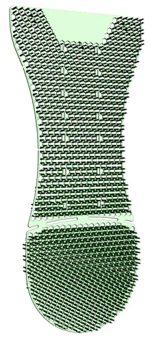 Vista 5 de Mini Splash Hog Pantalla vertical para orinario - Pepino Melón