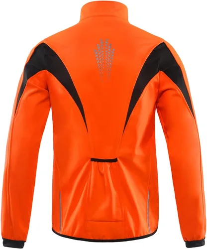 Vista 13 de Chaqueta térmica para ciclismo (tejido Softshell, resistente al viento, impermeable, 15K) de ARSUXEO