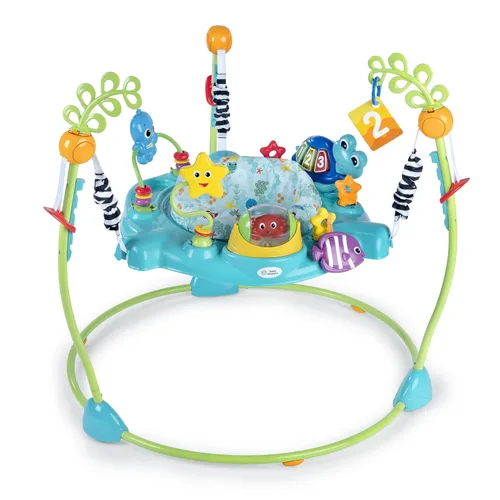 Vista 10 de Baby Einstein Ocean Explorers Airplane Adventure Centro de actividades saltador interactivo 2 en 1 para bebé con luces a partir de 6 meses
