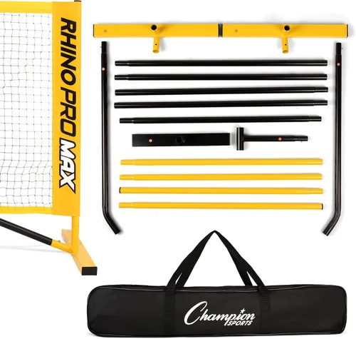 Vista 3 de Champion Sports Red deportiva ajustable: red deportiva portátil para voleibol, tenis, pickleball y bádminton, múltiples anchos