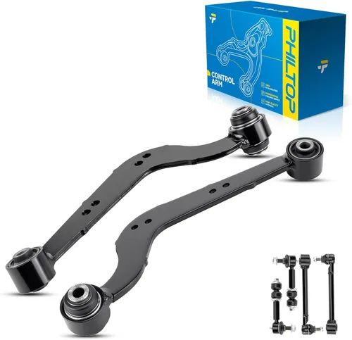 Vista 213 de PHILTOP 6 piezas de brazo de control delantero inferior con barra estabilizadora de rótula para Nissan Rogue 2014-2020 Rogue Sport 2017-2022 Qashqai