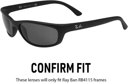 Vista 2 de IKON LENSES Lentes de repuesto para RB4115 Ray Ban (polarizadas) Compatible con gafas de sol RayBan RB 4115