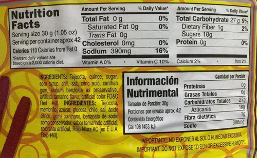 Vista 3 de El Azteca Mega Flechazos dulce sabor tamarindo salado y enchilado, 50