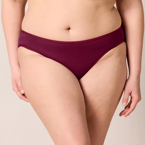 Vista 4 de Tienda Essentials Ropa interior de bikini de algodón para mujer (disponible en tallas grandes), paquete de 6