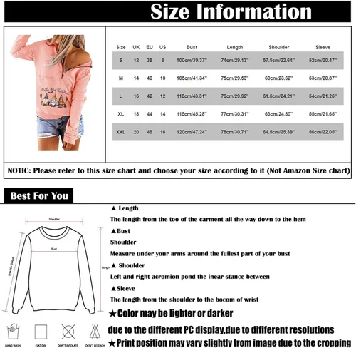 Vista 3 de Sudaderas de Halloween para mujer sudadera de manga larga casual con cordón