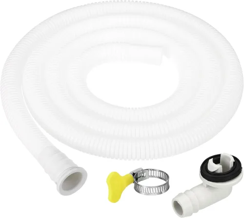 Vista 8 de PATIKIL Kit de drenaje de aire acondicionado de 3.3 pies, conector de drenaje universal, manguera de drenaje de CA con abrazadera para grifo