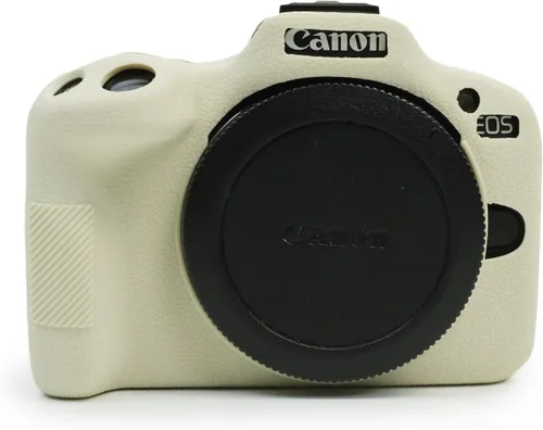 Vista 8 de MUZIRI KINOKOO Funda de Silicona para Canon EOS R50 Vlog Cámara - Verde