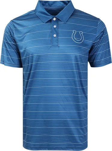 Vista 18 de FOCO Mens NFL Team Logo Striped Polyester Polo Short Sleeve Shirt