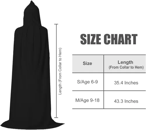 Vista 4 de Uttpll Capas de terciopelo para niños, capa con capucha para Navidad, Halloween, fiesta de cosplay