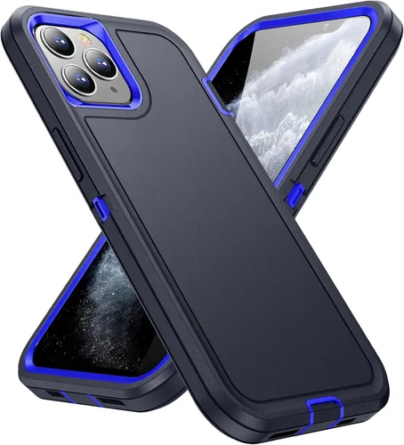 Vista 11 de Funda para iPhone 11 Pro Max para hombre, híbrida a prueba de caídas resistente, resistente, a prueba de golpes, ajuste delgado, funda protectora