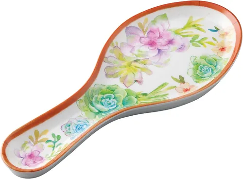 Vista 6 de UP Bird of Paradise - Soporte para cuchara de melamina, soporte para cuchara de cocina para estufa, encimera de cocina y mesa de comedor, 9.625 Ave