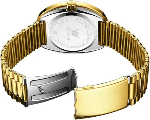 Vista 5 de OLEVS Womens Watches Gold Diamond Tungsten Steel Luxury Dress Classic Ladies Calendar Week Wrist Watches for Women