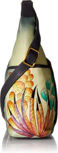 Vista 3 de Anna by Anuschka Hobo de hombro grande de cuero para mujer