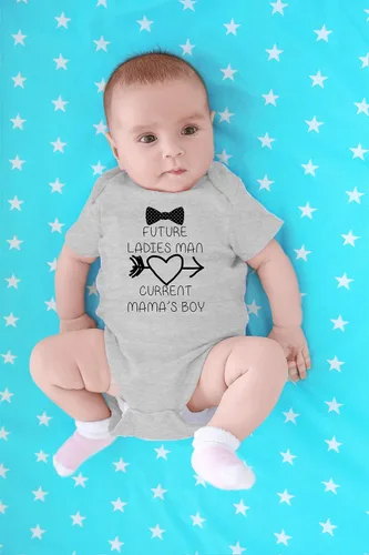Vista 4 de CBTwear Future Ladies Man Current Mamas Boy Funny mameluco lindo novedad infantil de una sola pieza bebé Body