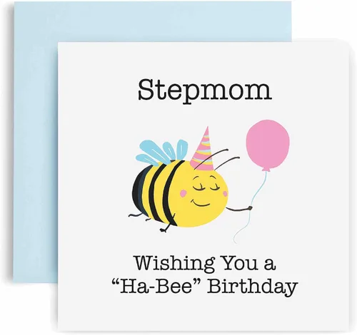 Vista 4 de Huxters Tarjetas de cumpleaños para mujer – Tarjeta de cumpleaños para abuela Ha Bee para cumpleaños, día de la madre, tarjeta de cumpleaños
