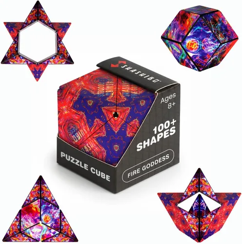 Vista 47 de Shashibo DODECA - Cubo magnético de rompecabezas, juguete para aliviar