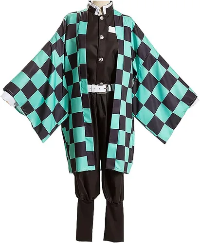 Vista 3 de Disfraz de anime para hombre, kimono, disfraz de fiesta de Halloween