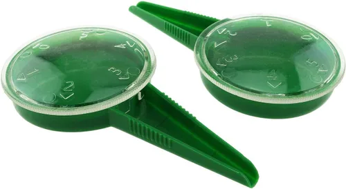 Vista 3 de E-outstanding Dispensador de semillas para plantas de jardín, sembradora ajustable, sembradora de mano, herramienta verde