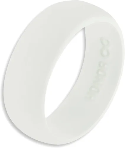 Vista 12 de Anillo de Eternidad Honor Anillo de Silicona para Hombre Banda de Boda
