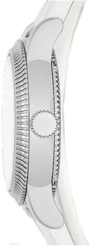 Vista 2 de Burberry Utilitario Blanco Dial Blanco piel Damas Reloj bu7846