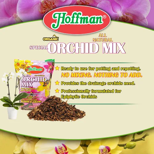 Vista 3 de Hoffman 10808 Organic Special Orchid Mix, 8 cuartos de galón