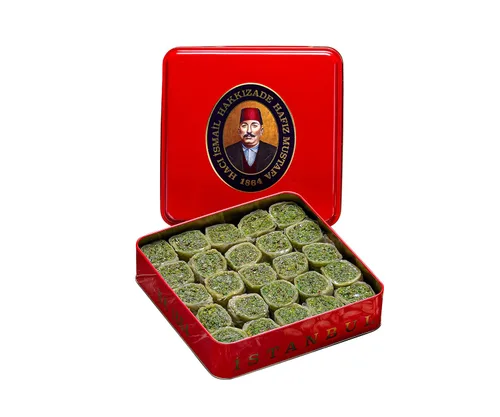 Vista 29 de Hafiz Mustafa 1864 Istanbul Baklava - Caja de pastelería - Bocadillos de postre de Baklava horneados hechos de hojas de masa filo fresca, pistacho