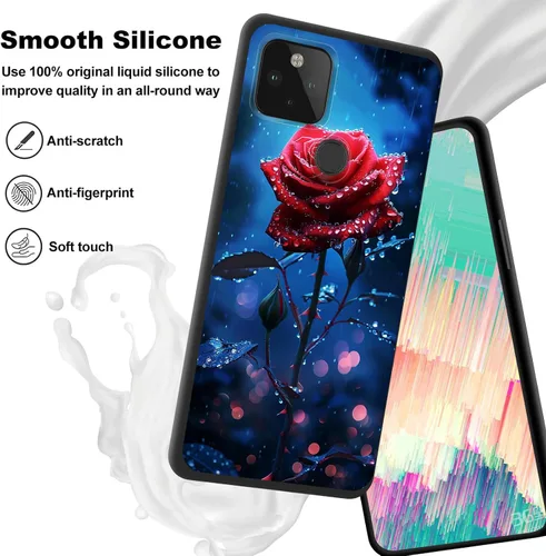 Vista 262 de Funda delgada para Google Pixel 4 XL, funda delgada de silicona de TPU suave a prueba de golpes para Google Pixel 4 XL, astronauta Galaxy