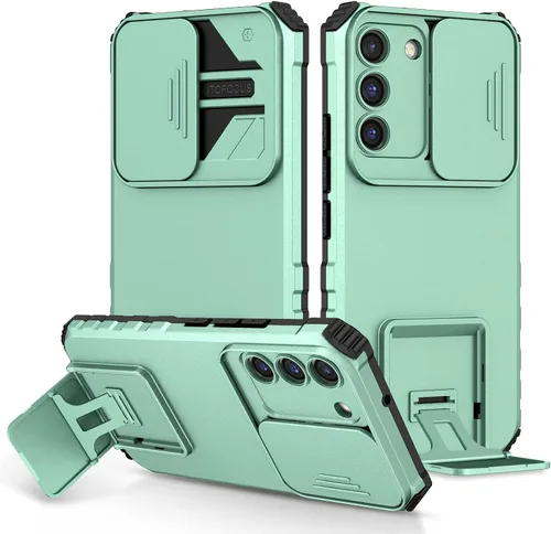 Vista 67 de Funda compatible con Samsung Galaxy M13 5G/A04 Dimensional Soporte Ventana Corredera Teléfono Móvil Funda Protectora a Prueba de Golpes para Samsung