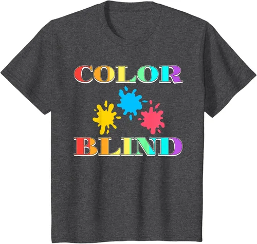Vista 21 de Color Blind Camiseta Test Funny Glasses Visions