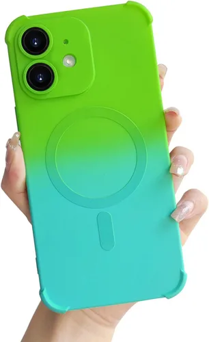 Vista 9 de Funda magnética para iPhone 12 de 6.1 pulgadas con protector de lente de cámara, protección contra caídas [compatible con Magsafe] Funda delgada