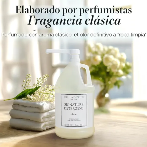 Vista 5 de The Laundress Signature - Detergente para ropa de lujo, aroma clásico, 126