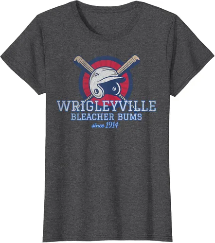 Vista 4 de Wrigleyville Bleacher Bums - Camiseta de béisbol divertida