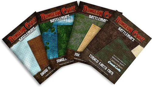 Vista 17 de Dungeon Craft RPG & DND Set de Inicio – Kit de Esenciales de Mapas Plegables – Set de 4 – Expedición