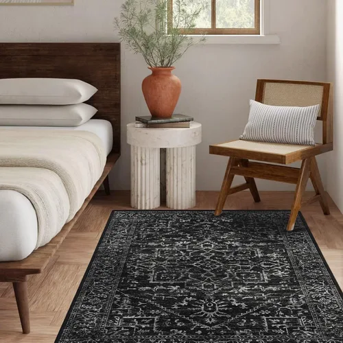 Vista 6 de Tapete para Silla para Pisos Duros, QQpony 48"x36" Tapete para Silla de Oficina para Superficie Dura, Alfombra de Área para Sala de Estar, Tapete