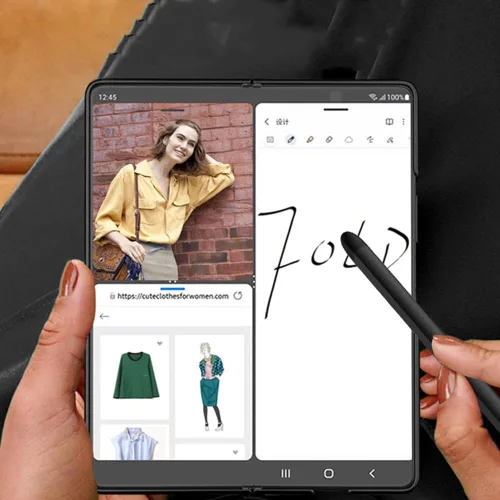 Vista 4 de Capacitive S Pen para Samsung Galaxy Z Fold 5, lápiz táctil creativo interno y externo de pantalla táctil Galaxy Z fold5 S Pen Fold Edition, lápiz