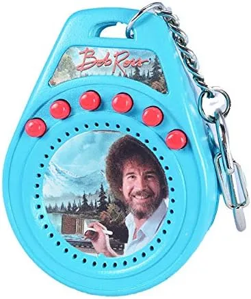 Vista 2 de World's Coolest Bob Ross - Llavero parlante, multicolor, pequeño