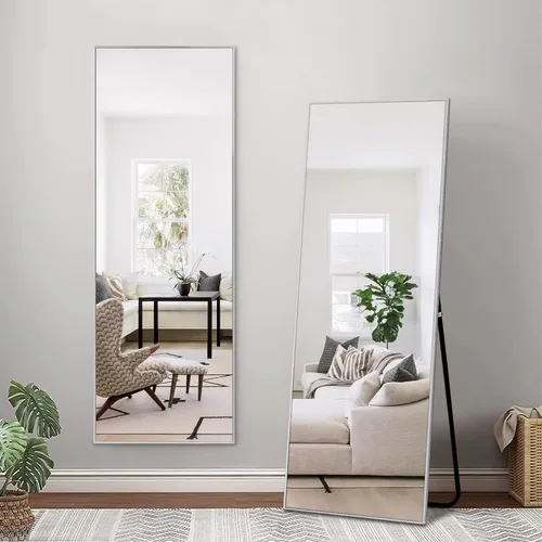 Vista 38 de NicBex Espejo de pared, espejo de aleación de aluminio de 36 x 24 pulgadas, espejo de pared para dormitorio, baño (horizontal/vertical), sala