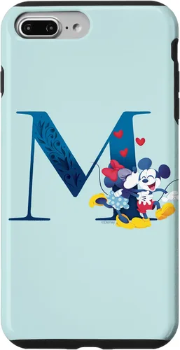 Vista 12 de iPhone 11 Pro Max Disney Alphabet Monogram Letter M para Funda de Mickey y Minnie Mouse