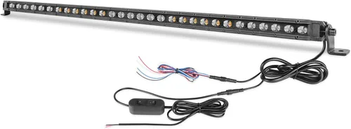 Vista 12 de OFFROADTOWN Barra de luz LED de persecución de 20 pulgadas, luces traseras UTV, luz intermitente de seguridad con luz intermitente de freno de RBYBR