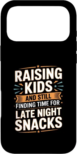 Vista 22 de Raising Kids and Still Finding Time for Late Night Snacks Case for iPhone 17