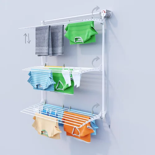 Vista 15 de foxydry Aireador vertical de pared de torre para uso en interiores y exteriores (gris, 34.6 pulgadas) made of aluminum and stainless steel