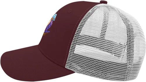 Vista 3 de devor Cap Psychedelic Eye Mushroom Baseball Cap, Funny Hat for Women