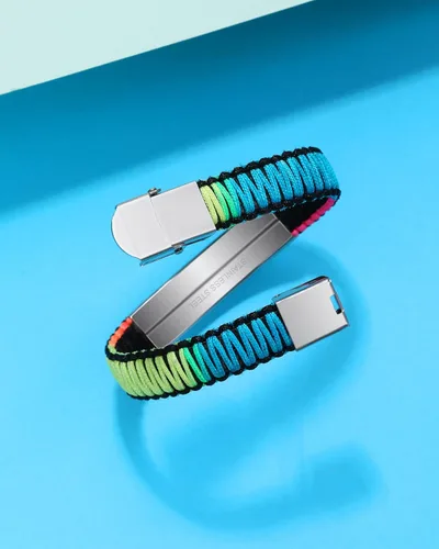 Vista 4 de JF.JEWELRY Pulsera de alerta médica para mujeres T1D T2D Pulsera de identificación de alerta médica para diabetes y epilepsia para niñas y niños