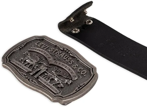 Vista 20 de Levi's Men's Everyday Jean Belt with Removable Plaque Buckle