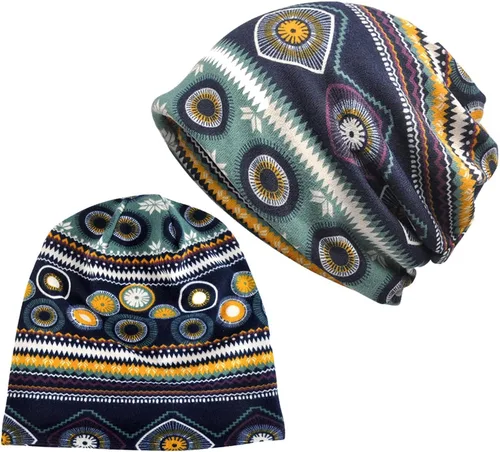 Vista 3 de Kayier Gorros de quimioterapia holgados y casuales para mujer