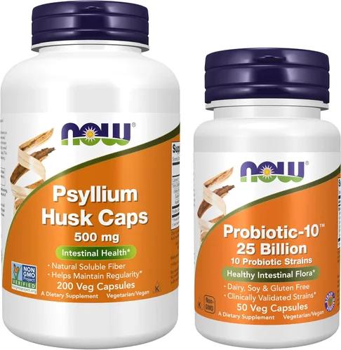 Vista 10 de Now Foods Psyllium Husk Cápsulas 0.02 oz, 5972, 1, 1