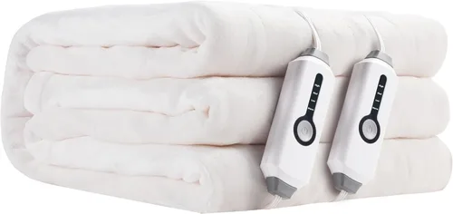 Vista 22 de LaffyLo Manta Eléctrica con Calefacción Tamaño Twin 62×84, Franela Transpirable y Lujosa, Regalo Suave y Cálido con Protección contra