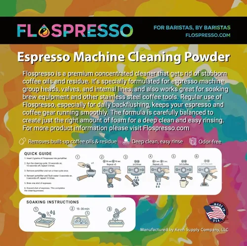 Vista 8 de Máquina de café expreso y equipo de preparación de café Polvo de limpieza 10 lbs