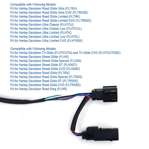 Vista 5 de Arnés de cableado de desconexión rápida Tour Pack CD-TP-QD-14 compatible con Harley Davidson Tour Pak 2014-2022